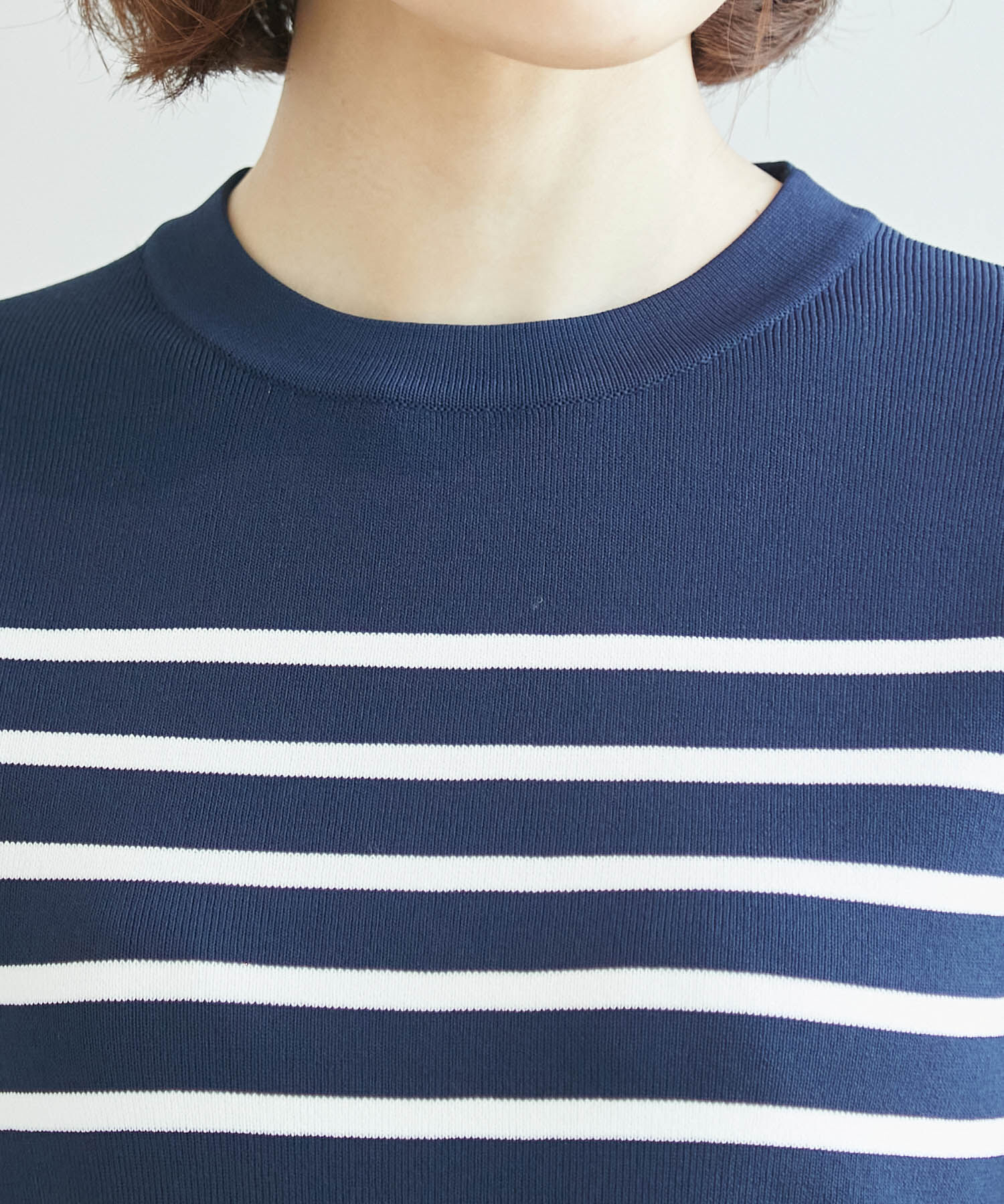 Rope&rsquo;Picnic「Beauty knit/ハーフスリーブニットトップス/WEB限定カラーあり」|ニット・セーター|