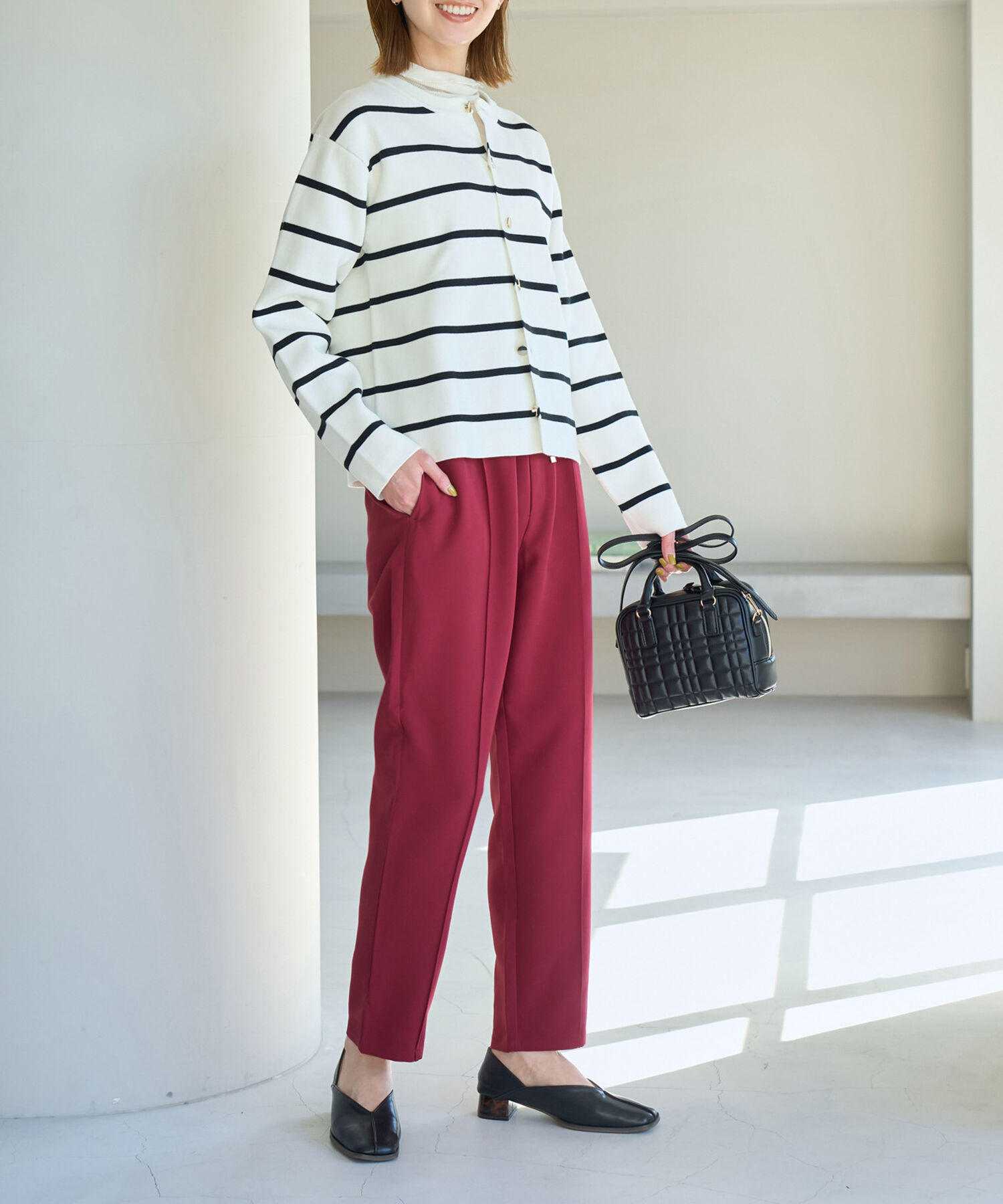 Rope&rsquo;Picnic「ステファニージョグパンツ」|チノ|