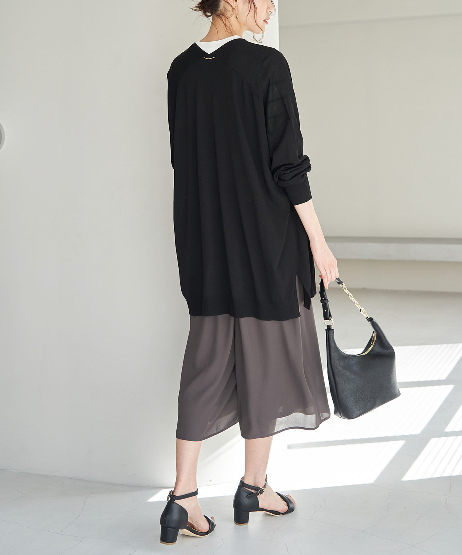 Rope&rsquo;Picnic「UVカット・洗濯機OK・接触冷感/Aラインカーディガン」|カーディガン|