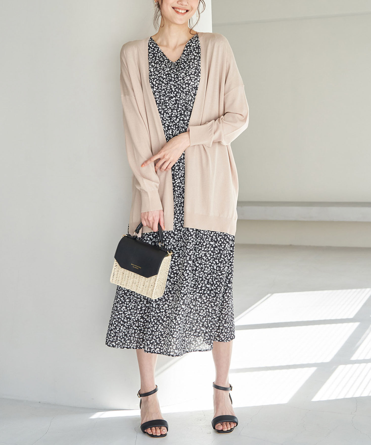 Rope&rsquo;Picnic「UVカット・洗濯機OK・接触冷感/Aラインカーディガン」|カーディガン|