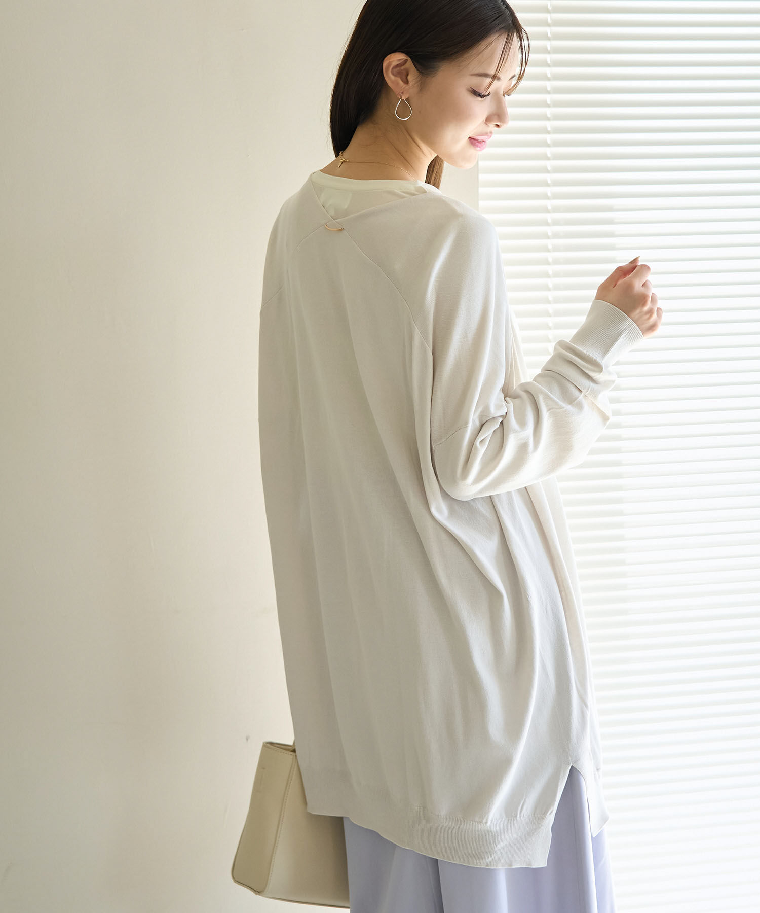 Rope&rsquo;Picnic「UVカット・洗濯機OK・接触冷感/Aラインカーディガン」|カーディガン|