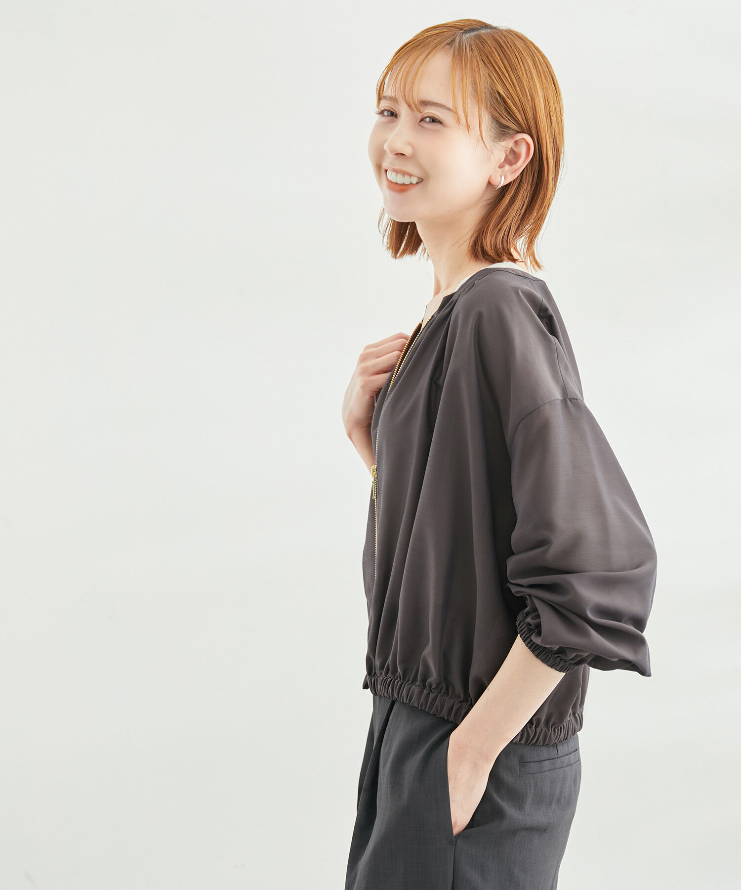 Rope&rsquo;Picnic「UVケア・手洗いOK/ライトブルゾン」|ブルゾン・スタジャン|