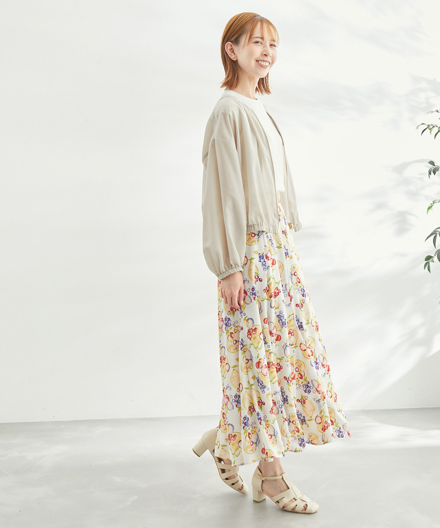 Rope&rsquo;Picnic「UVケア・手洗いOK/ライトブルゾン」|ブルゾン・スタジャン|