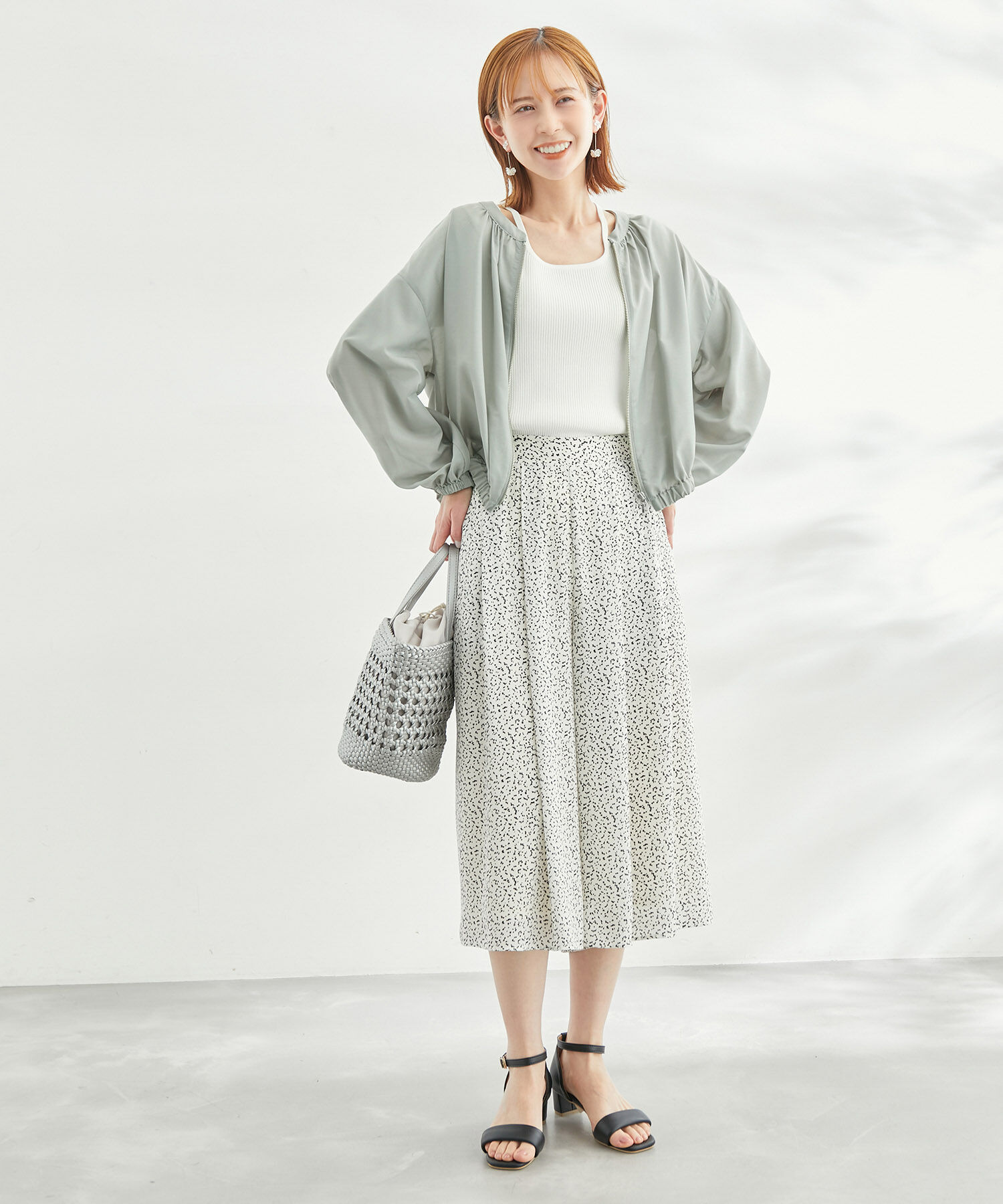 Rope&rsquo;Picnic「UVケア・手洗いOK/ライトブルゾン」|ブルゾン・スタジャン|