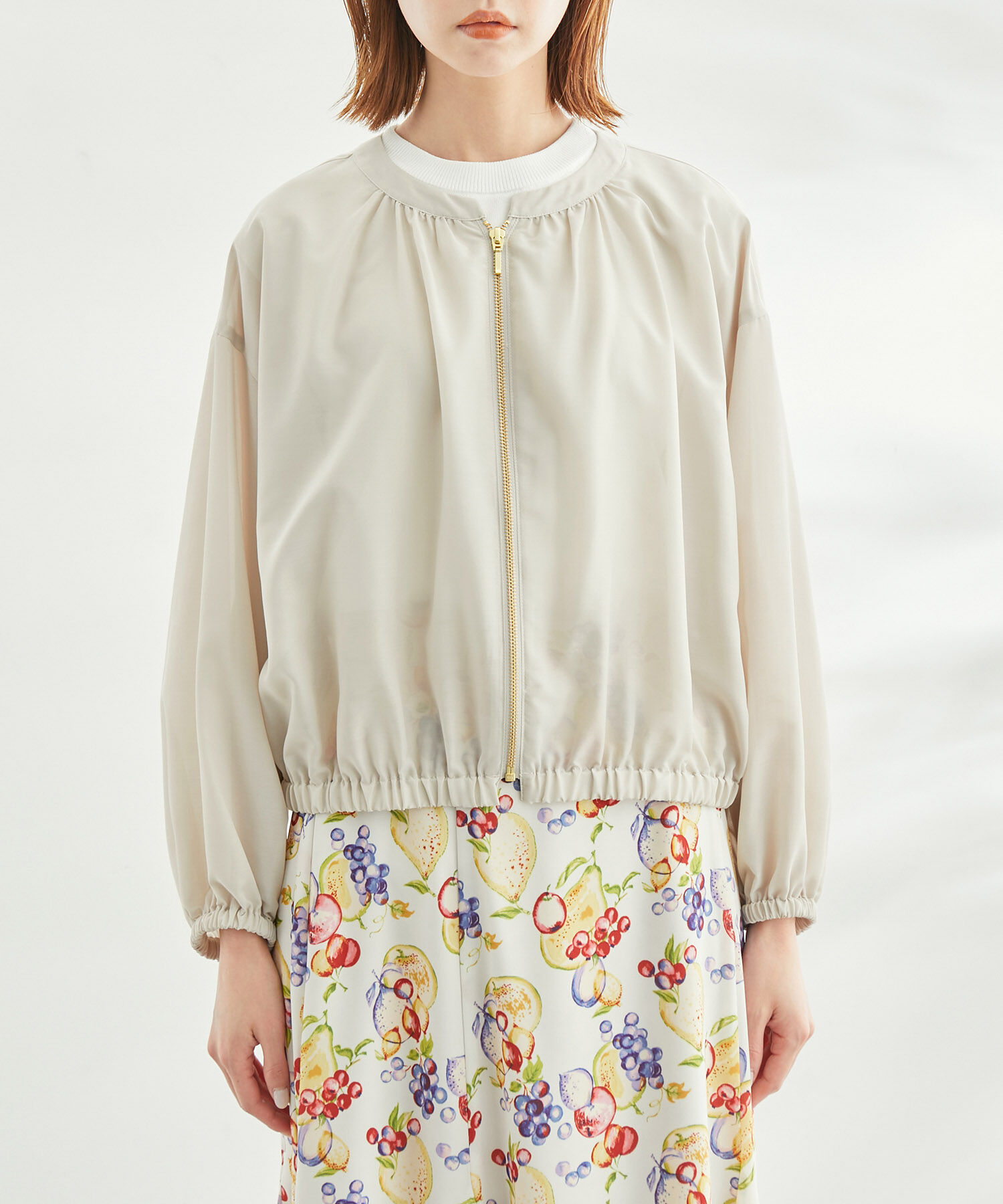 Rope&rsquo;Picnic「UVケア・手洗いOK/ライトブルゾン」|ブルゾン・スタジャン|