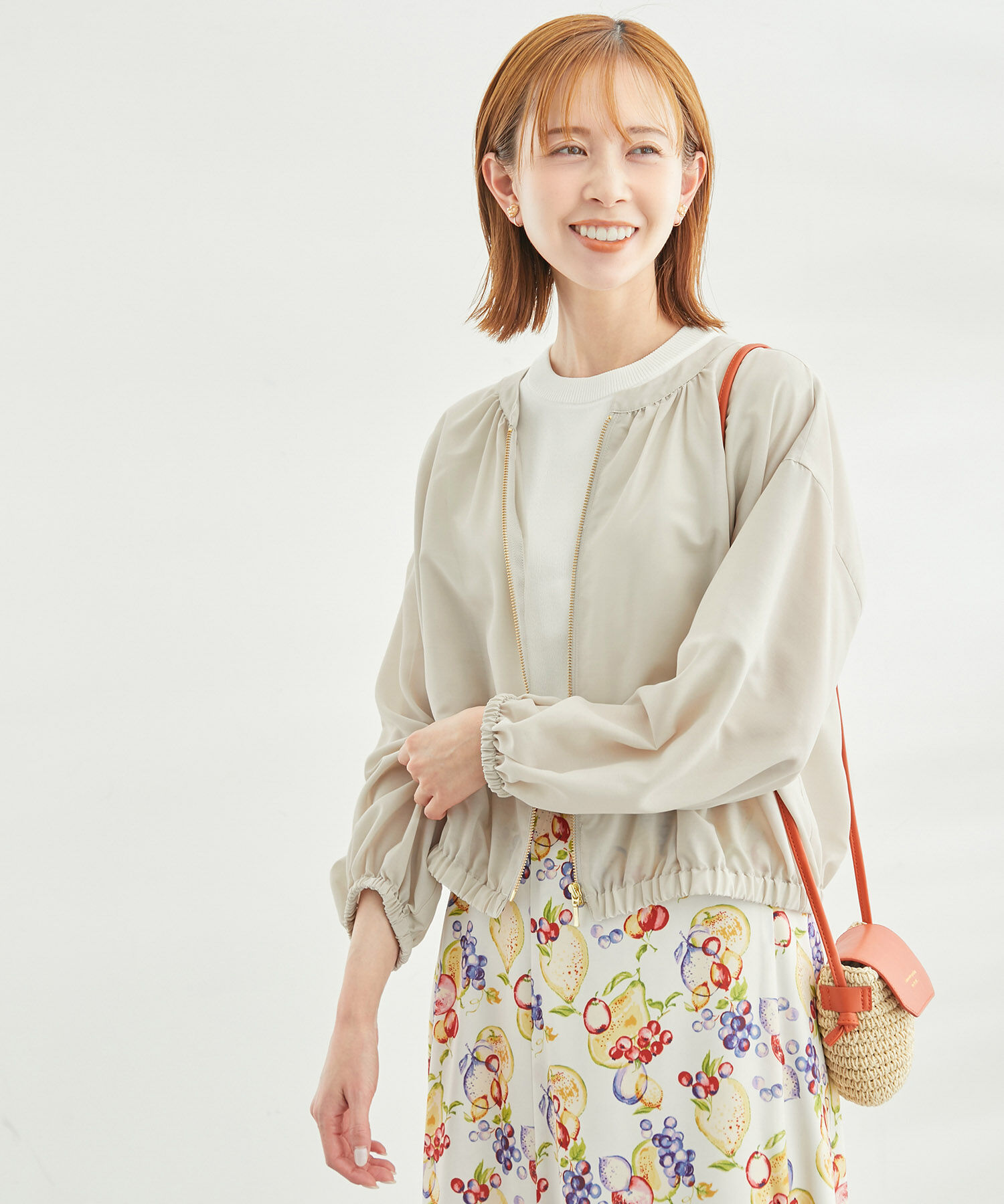 Rope&rsquo;Picnic「UVケア・手洗いOK/ライトブルゾン」|ブルゾン・スタジャン|