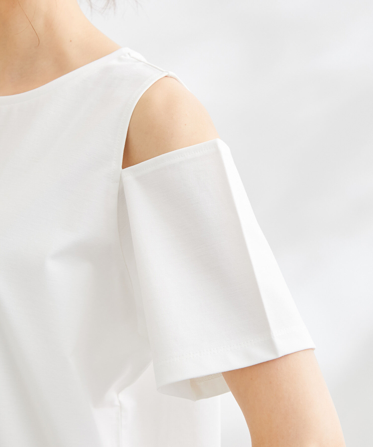 Rope&rsquo;Picnic「肩あきカットソートップス」|Tシャツ・カットソー|