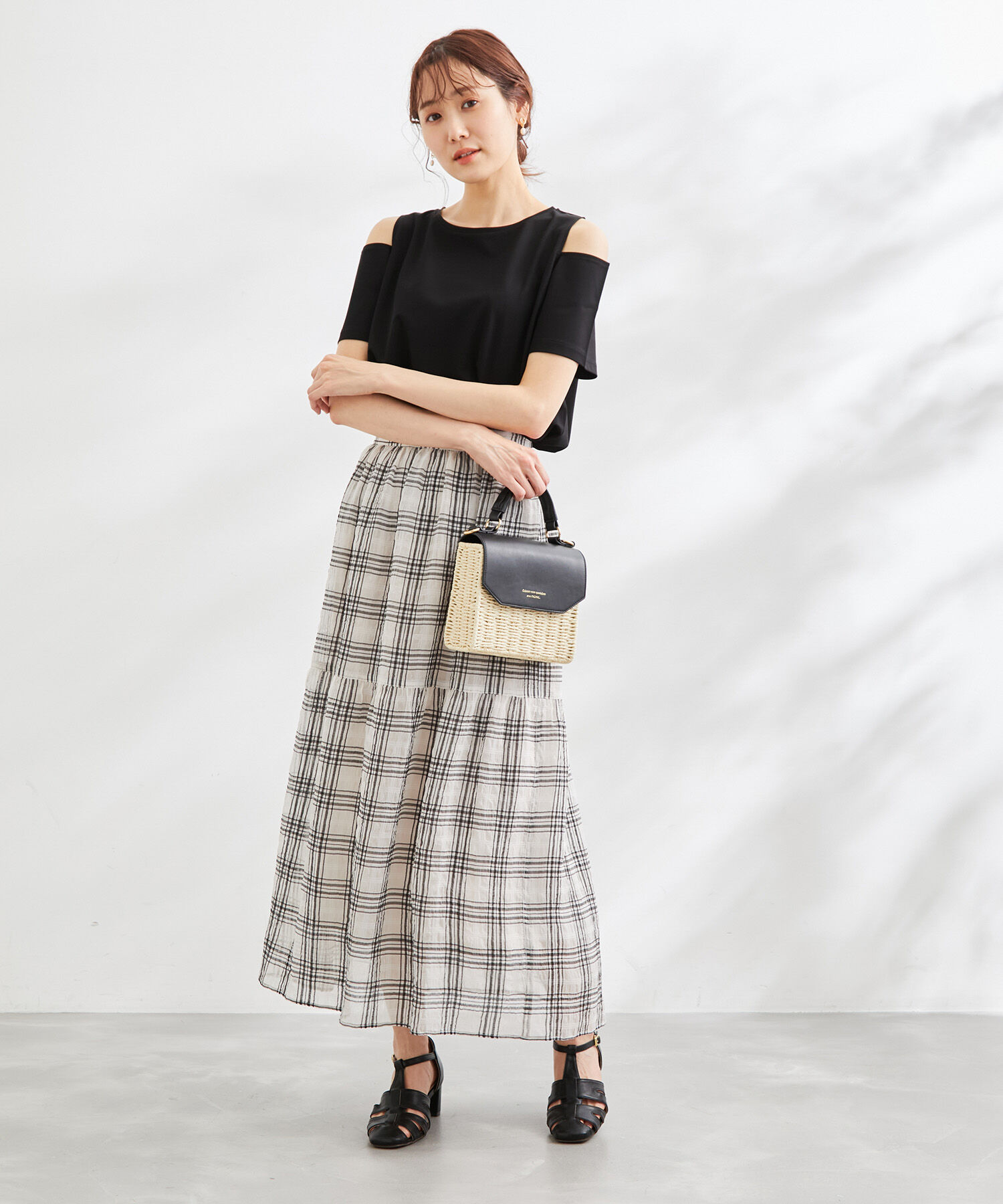 Rope&rsquo;Picnic「肩あきカットソートップス」|Tシャツ・カットソー|