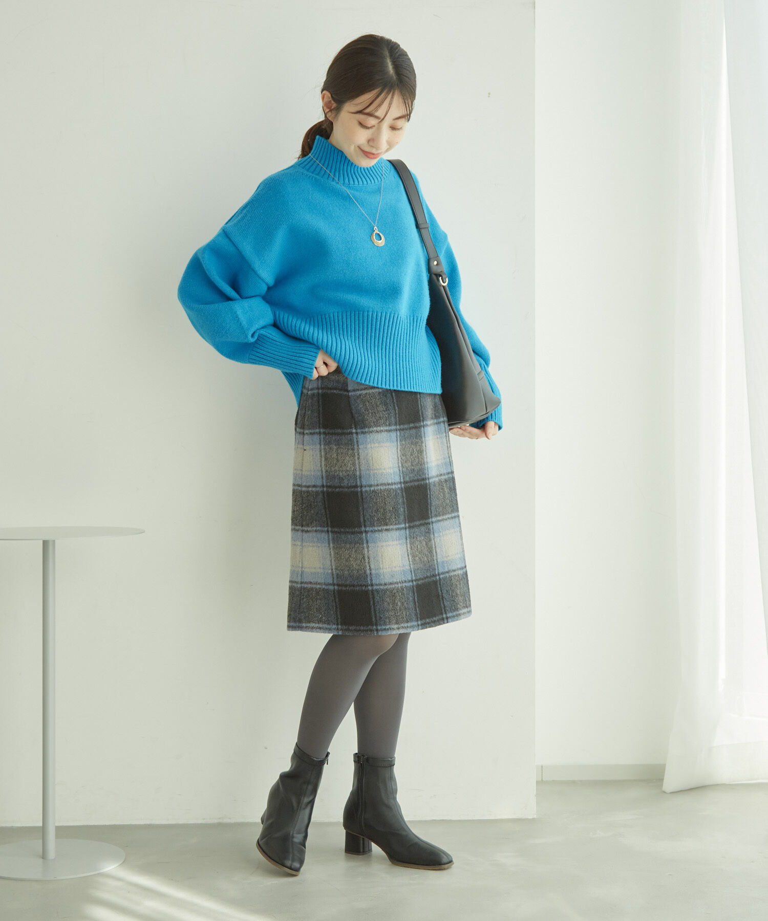 Rope&rsquo;Picnic「【CM着用商品】スタイルアップが叶うクロップドカラフルニット」|ニット・セーター|