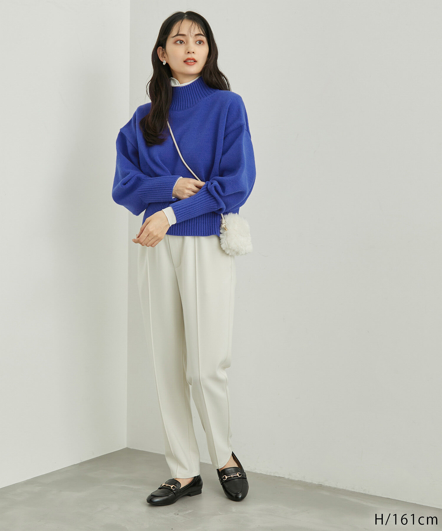 Rope&rsquo;Picnic「【CM着用商品】スタイルアップが叶うクロップドカラフルニット」|ニット・セーター|