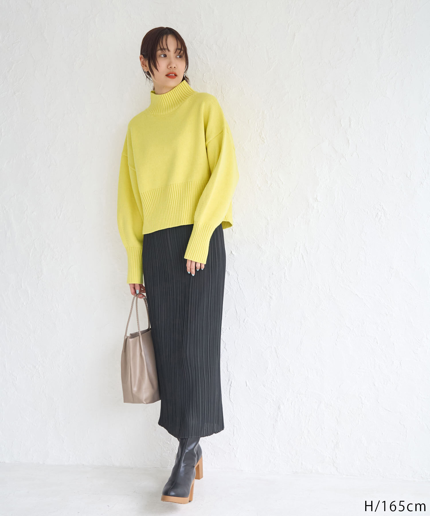 Rope&rsquo;Picnic「【CM着用商品】スタイルアップが叶うクロップドカラフルニット」|ニット・セーター|