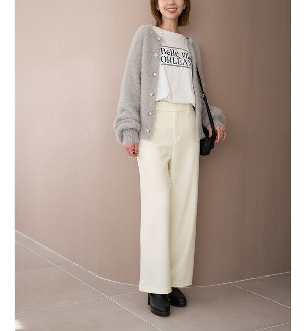 Rope&rsquo;Picnic「ワイドパンツ/防汚加工」|チノ|