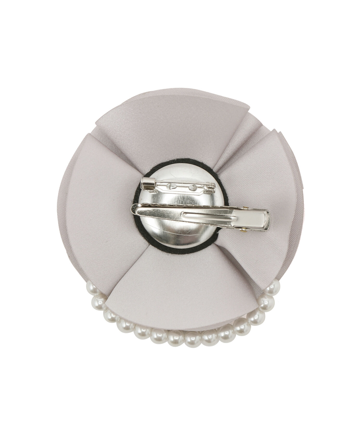 ROPE PICNIC PASSAGE「サテンフラワーパールコサージュ」|ブローチ・コサージュ|