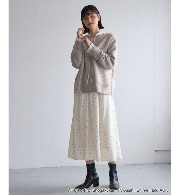 Rope&rsquo;Picnic「【ドラえもんコレクション】花柄スカート/リンクコーデ」|スカート|