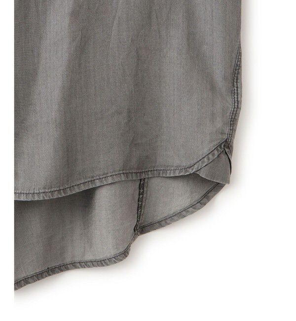 Rope&rsquo;Picnic「【emur/エミュール】ラウンドヘム抜き襟比翼シャツ」|シャツ・ブラウス|