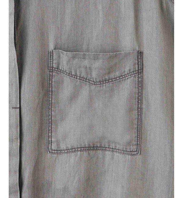 Rope&rsquo;Picnic「【emur/エミュール】ラウンドヘム抜き襟比翼シャツ」|シャツ・ブラウス|