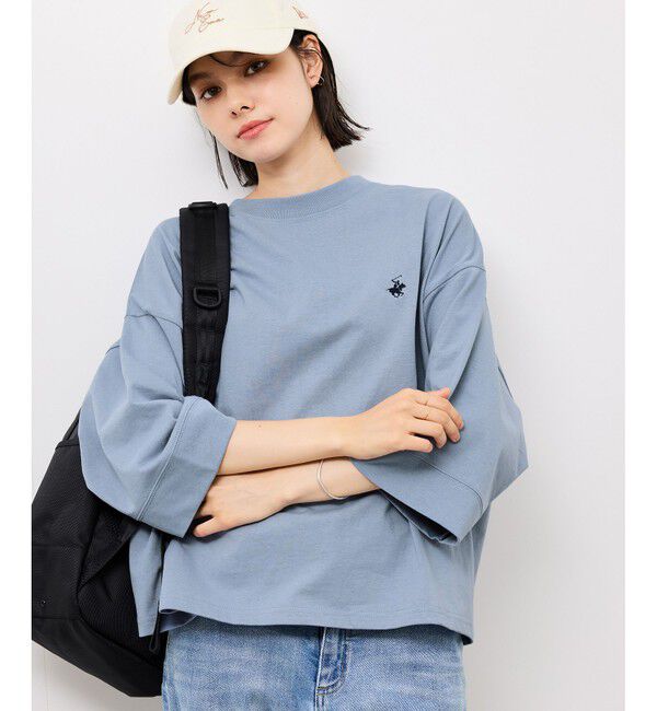 Rope&rsquo;Picnic「【BEVERLY HILLS POLO CLUB/ビバリーヒルズポロクラブ】ワイドスリーブTシャツ」|Tシャツ・カットソー|