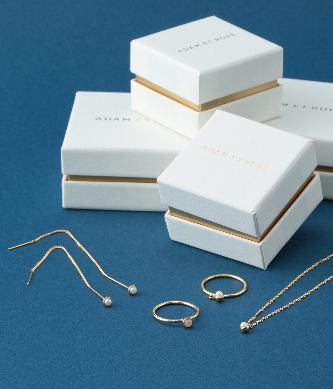 ADAM ET ROPE'「パールスイングリング」|リング|