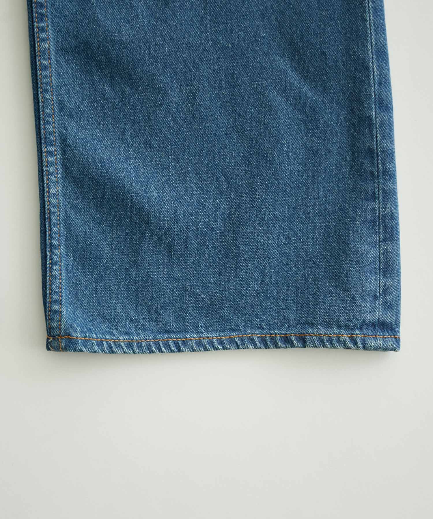 ADAM ET ROPE'「【コットンUSA】ドライタッチデニム フレアパンツ/サステナブル」|デニム|