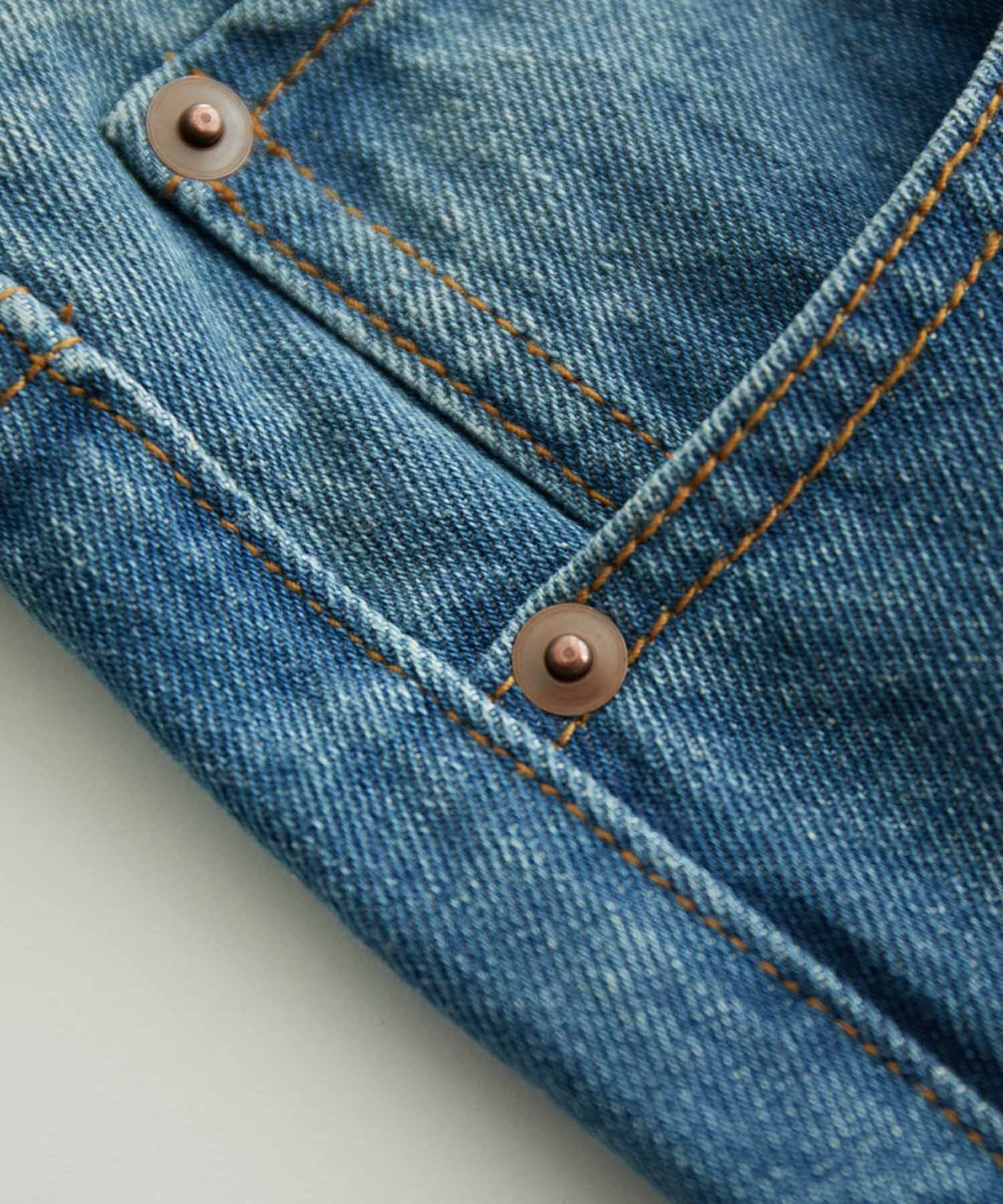 ADAM ET ROPE'「【コットンUSA】ドライタッチデニム フレアパンツ/サステナブル」|デニム|