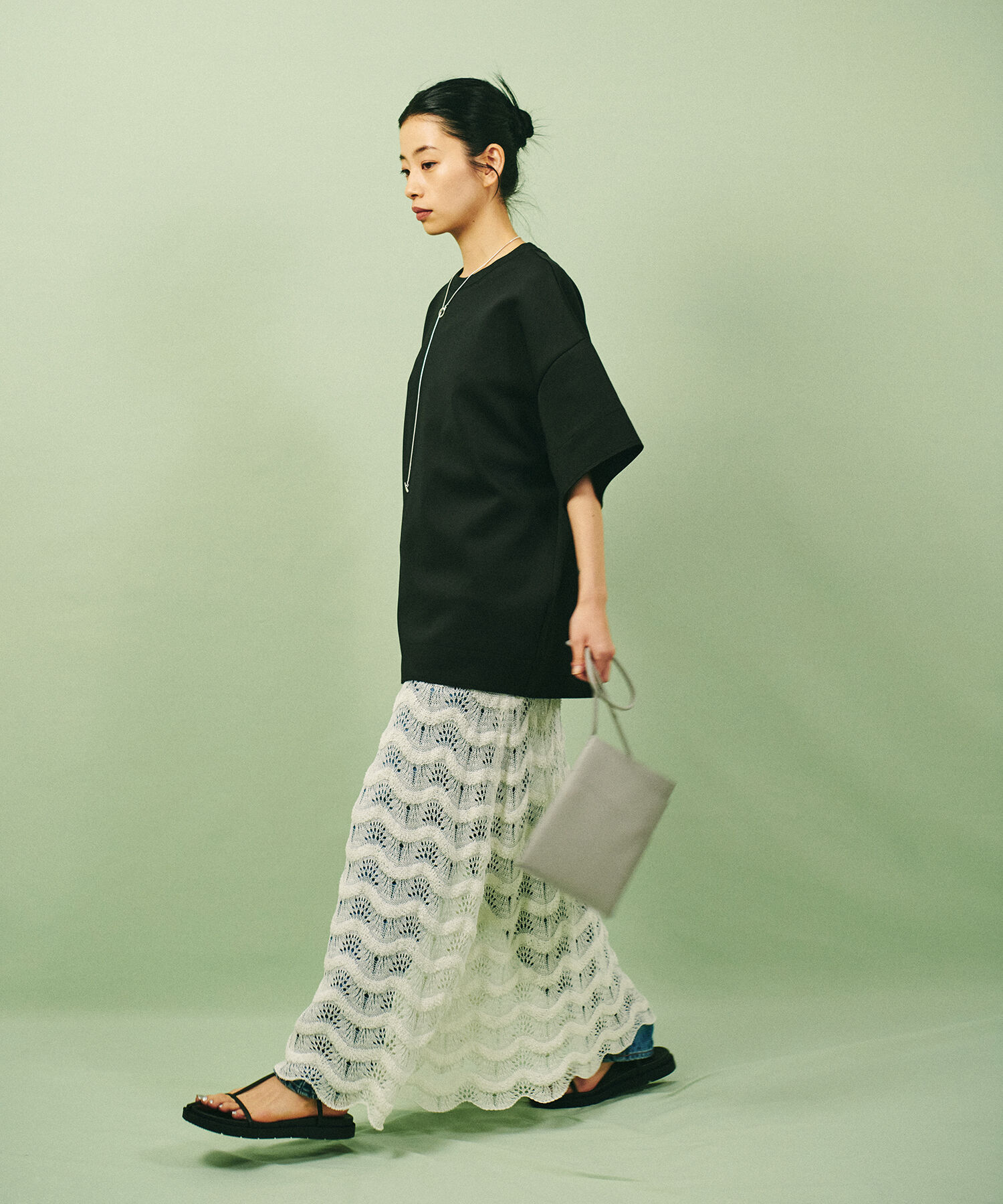 ADAM ET ROPE'「【サステナブル】ダンボールBIG-Tシャツ」|Tシャツ・カットソー|