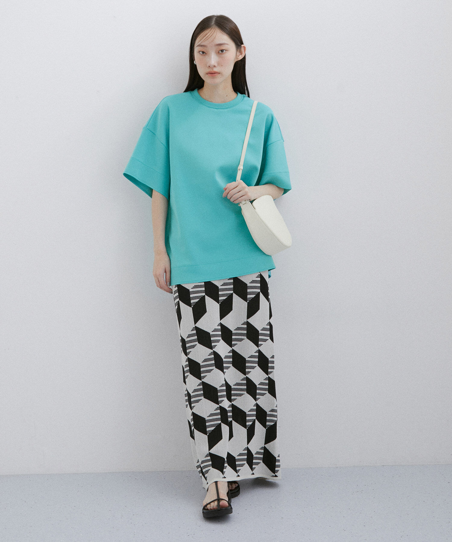 ADAM ET ROPE'「【サステナブル】ダンボールBIG-Tシャツ」|Tシャツ・カットソー|