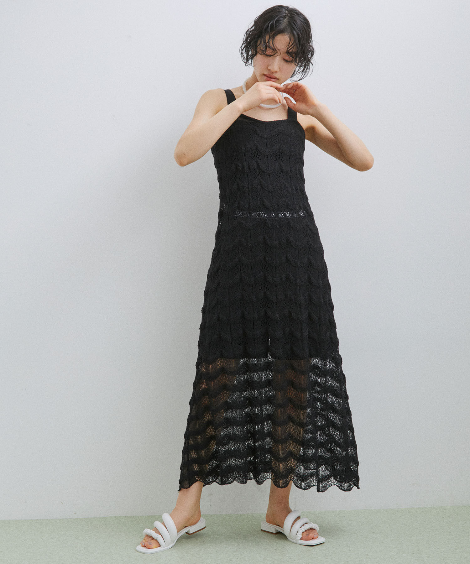 ADAM ET ROPE'「【サステナブル】ウエストロゴサテンショートパンツ」|その他|