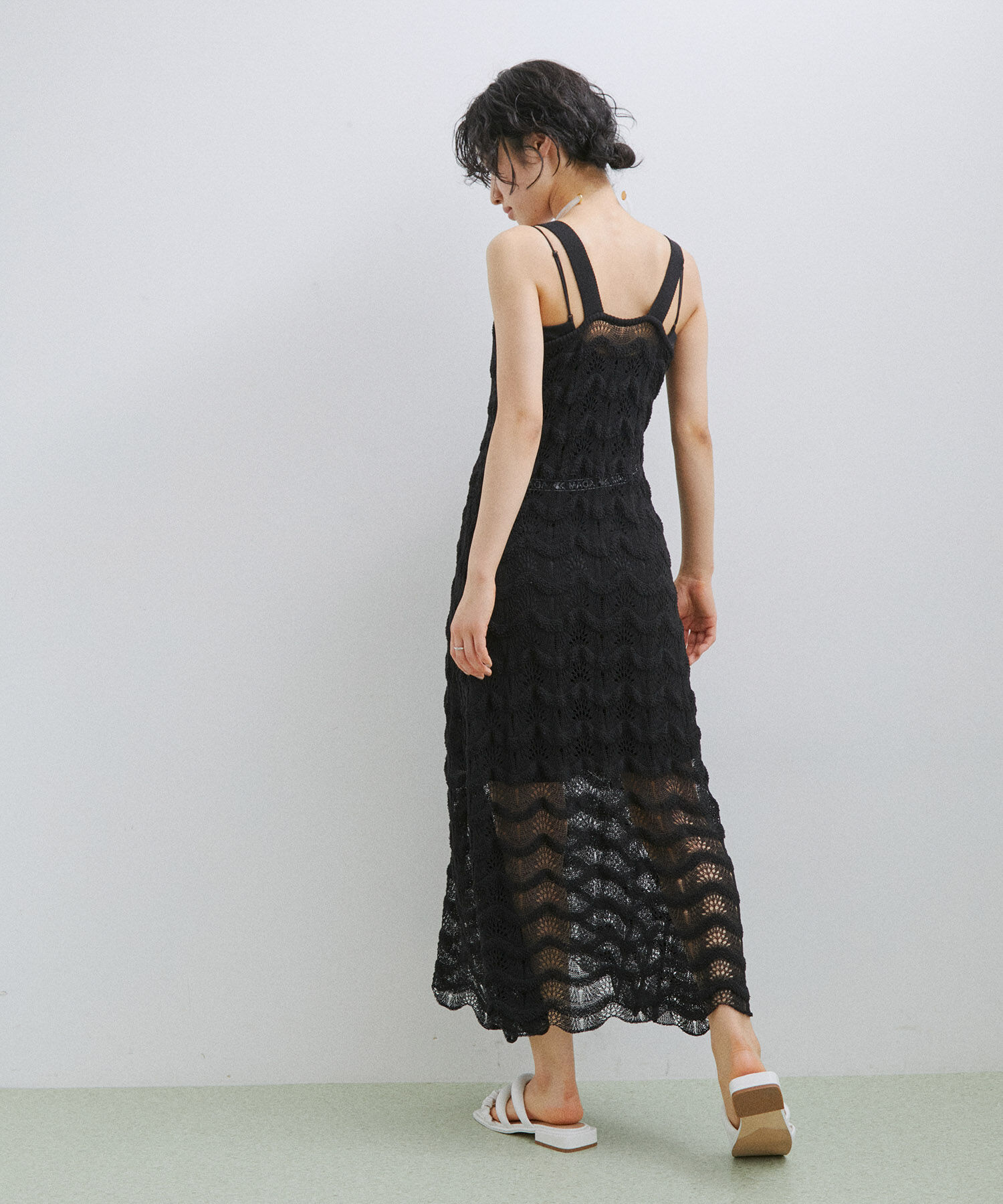 ADAM ET ROPE'「【サステナブル】ウエストロゴサテンショートパンツ」|その他|