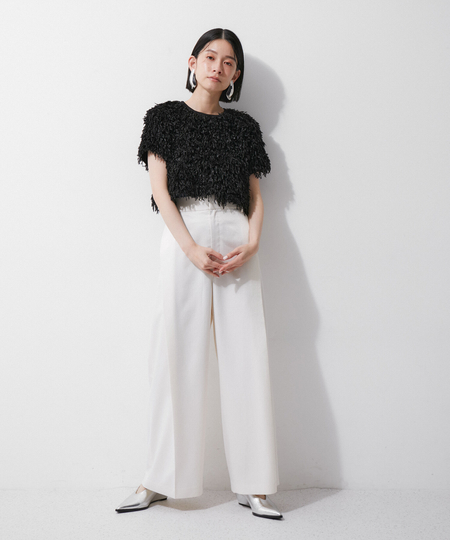 ADAM ET ROPE'「【再入荷】フェザープルオーバー」|Tシャツ・カットソー|