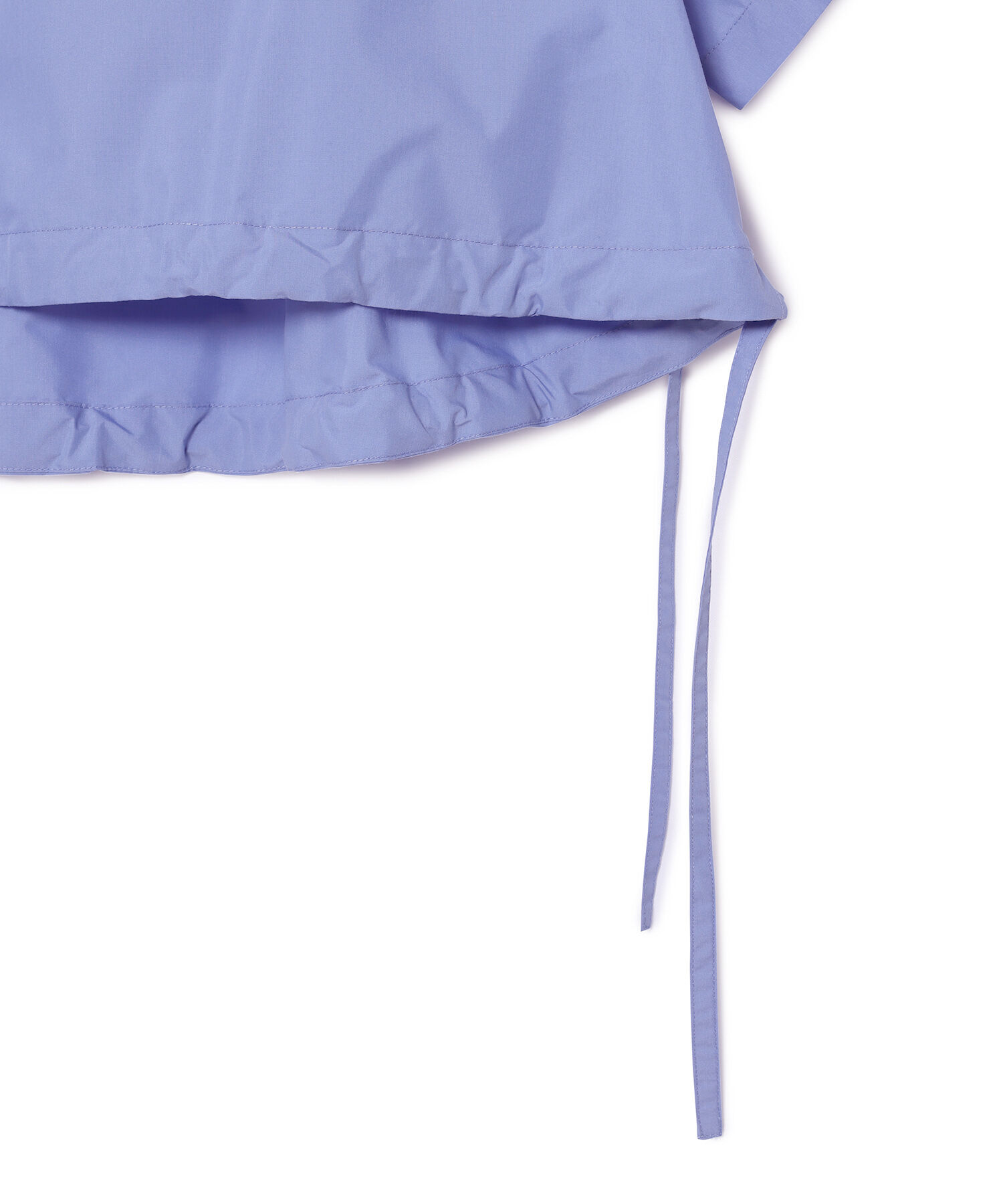 ADAM ET ROPE'「【サステナブル】クロップドギャザリングシャツ」|シャツ・ブラウス|