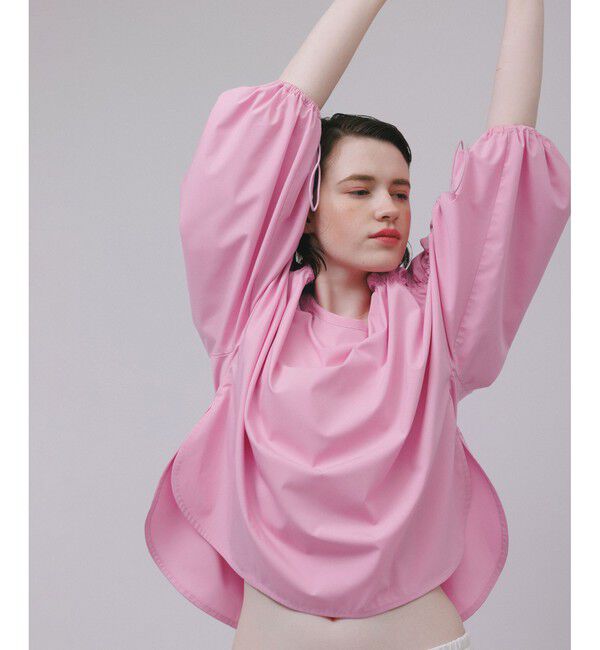 ADAM ET ROPE'「【WEB限定】ドロストスリーブブラウス」|シャツ・ブラウス|