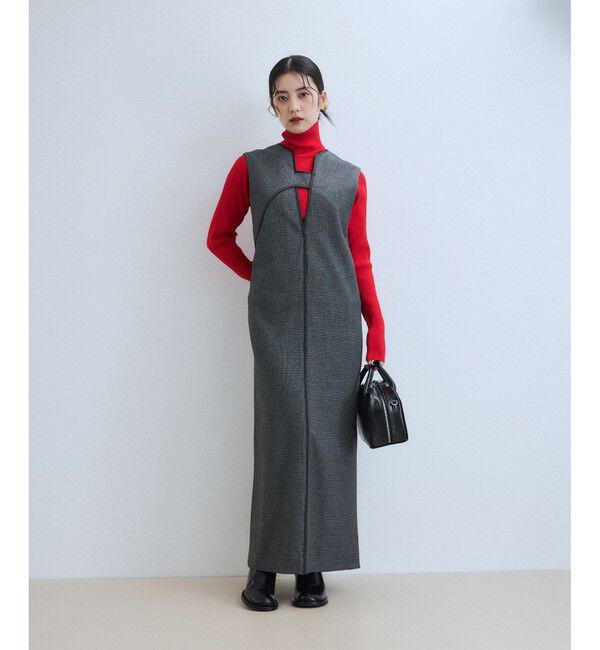 ADAM ET ROPE'「【WEB限定】・【サステナブル】エコベロRIBタートル」|ニット・セーター|