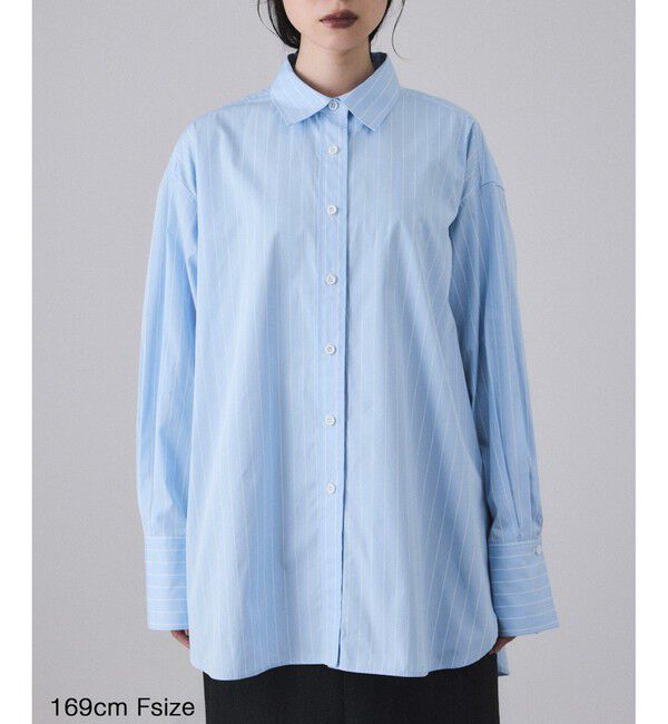 ADAM ET ROPE'「【EMOELLE】オーバーサイズシャツ」|シャツ・ブラウス|