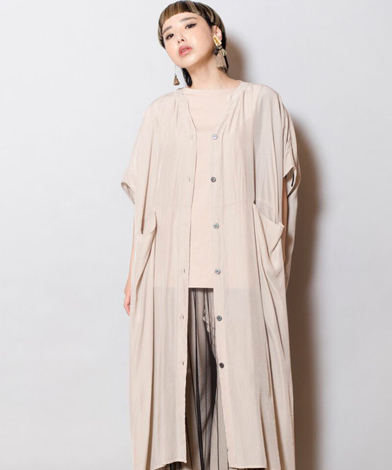  「ワイドシャツワンピース」|ワンピース|L.BEIGE