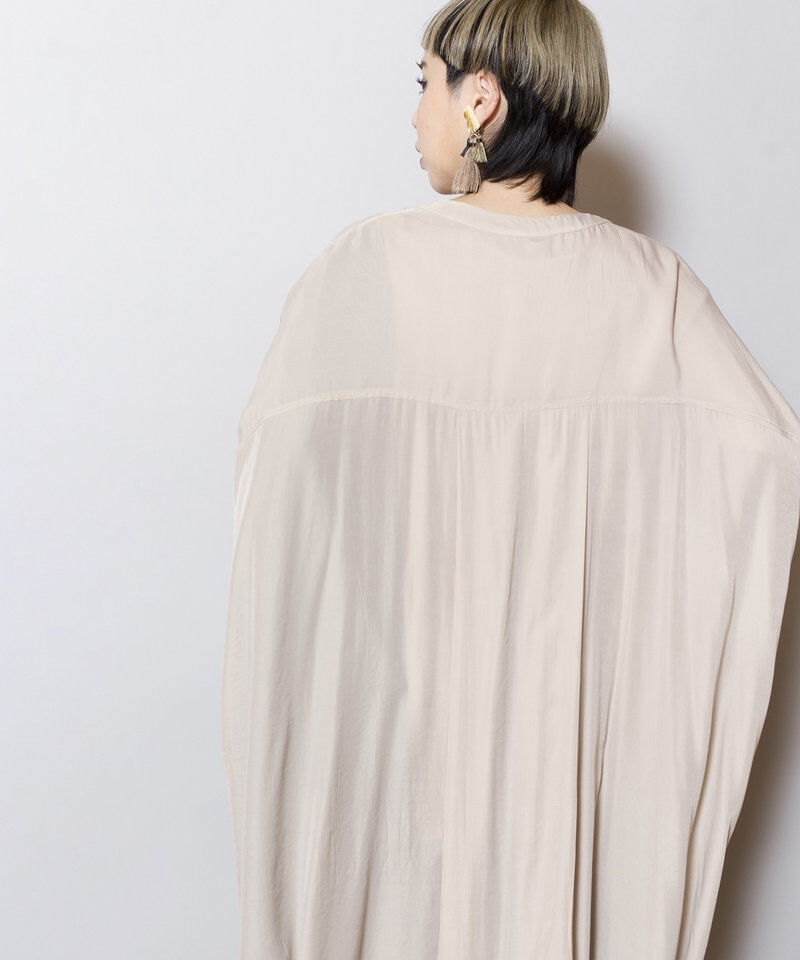  「ワイドシャツワンピース」|ワンピース|