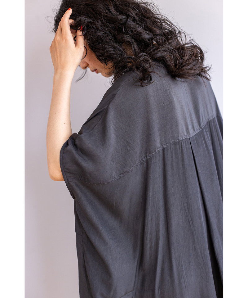  「ワイドシャツワンピース」|ワンピース|