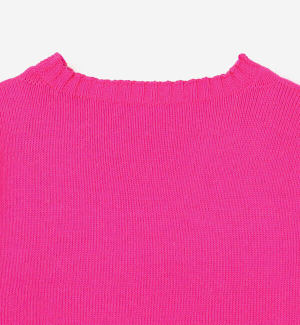  「Le Tricoteur | トラディショナル ウールガンジーセーター NEON UNISEX」|ニット・セーター|