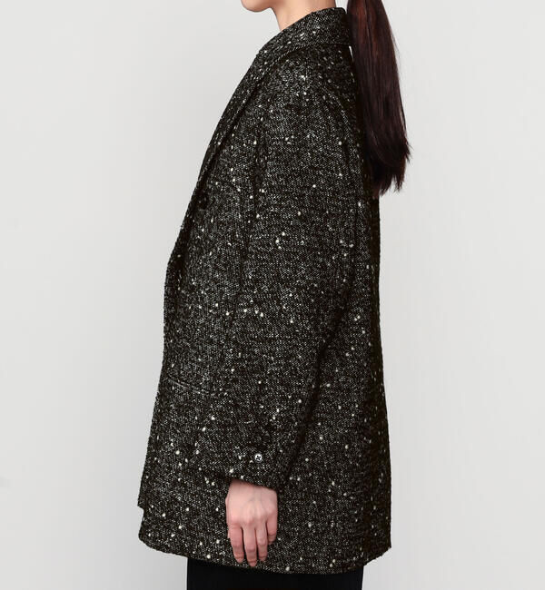  「COUTURE D'ADAM | ツイード コテージコート WOMEN」|ダッフルコート|