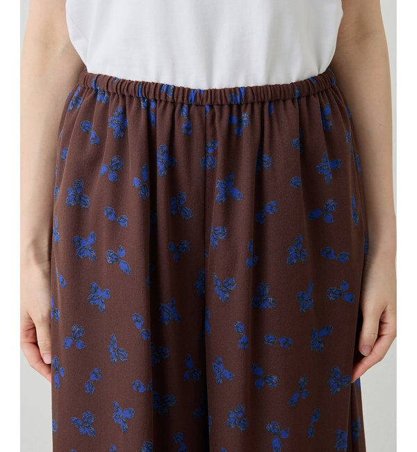  「シアーフラワーパンツ」|チノ|