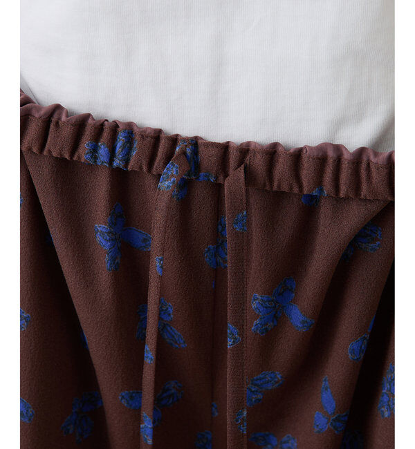  「シアーフラワーパンツ」|チノ|