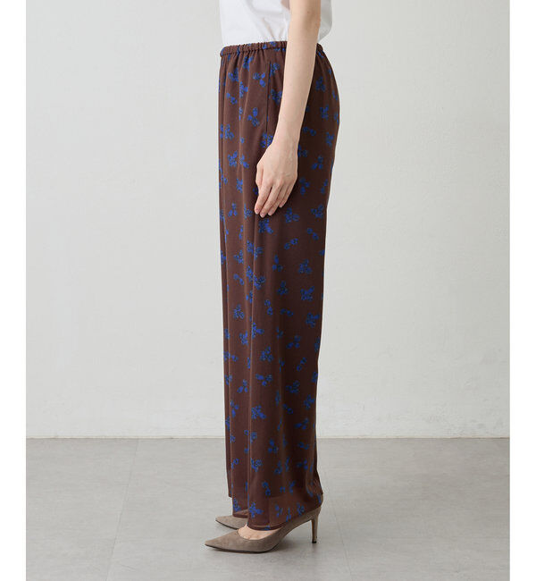  「シアーフラワーパンツ」|チノ|