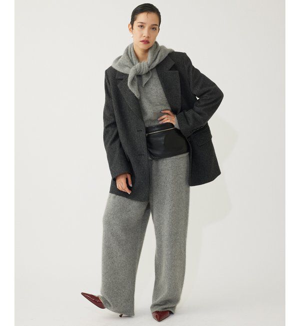 THE PAUSE「【THE PAUSE】ファーニットドロストパンツ」|チノ|