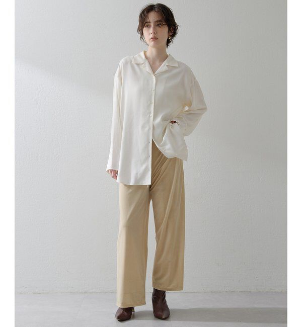 THE PAUSE「【THE PAUSE】フィブリルリラックスシャツ」|シャツ・ブラウス|