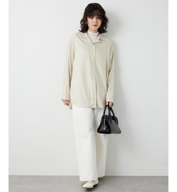 THE PAUSE「【THE PAUSE】フィブリルリラックスシャツ」|シャツ・ブラウス|