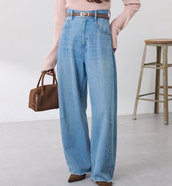  「【累計販売2.４万本】ブルージュデニム」|デニム|