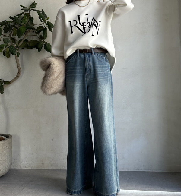  「【WEB限定】ゴールドボタンロゴトップス」|Tシャツ・カットソー|