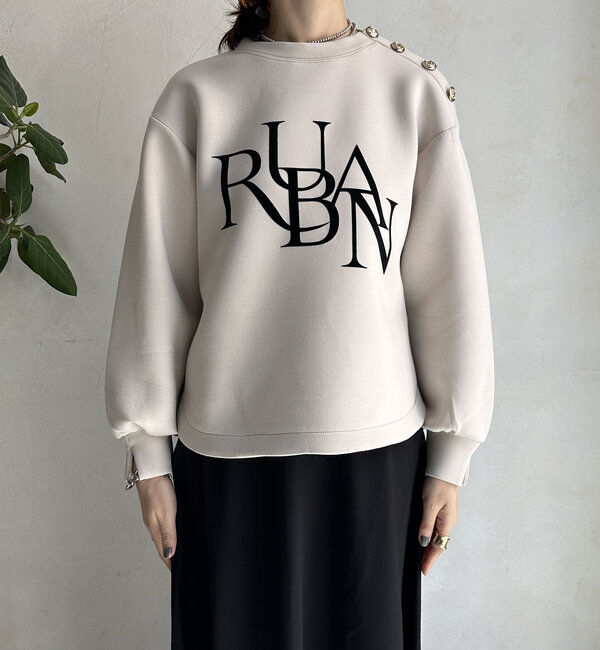  「【WEB限定】ゴールドボタンロゴトップス」|Tシャツ・カットソー|