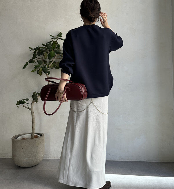  「【WEB限定】ゴールドボタンロゴトップス」|Tシャツ・カットソー|