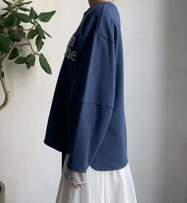  「【WEB限定】ラメサガラ刺繍プルオーバー」|Tシャツ・カットソー|