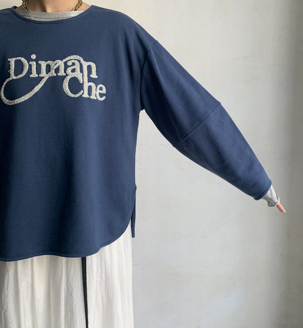  「【WEB限定】ラメサガラ刺繍プルオーバー」|Tシャツ・カットソー|